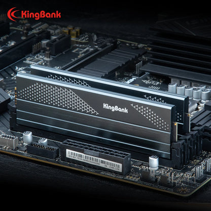KingBank KFXB Series DDR5 Memory 24GBx2 6800MHz 6000MHz Dual Channel for Gaming And Overclocking with Heatsink Black