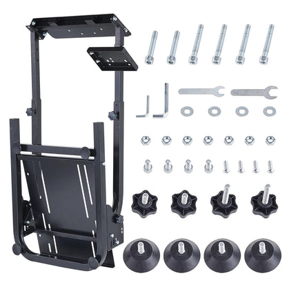 Racing Simulator Self-Career Steering Wheel Stand with Optional Shifter Mount for Xbox PS PlayStation for Logitech G27 G29 Gaming Wheel Stand Wheel Pedals