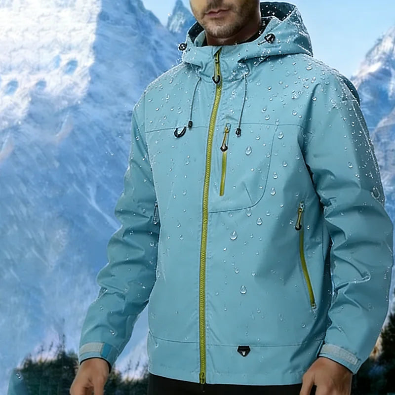 Unisex Softshell Hoodie – Vattentät Vindjämpa för Friluftsliv, Vandring & Klättring, 4 Färger