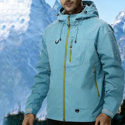 Unisex Softshell Hoodie – Vattentät Vindjämpa för Friluftsliv, Vandring & Klättring, 4 Färger