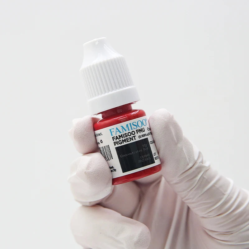 FAMISOO 5ML Permanent Makeup Pigment Tattoo Lips Tattoo Inks Eyebrows Eyeliners Pigments Microblading Pigment Tattoo Pigments