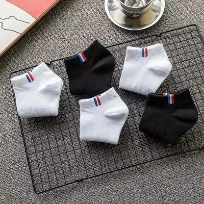 Herr Ankelstrumpor i Bomull 1–50-pack – Andningsbara, Tunna, Sport & Vardag, EU 38–45