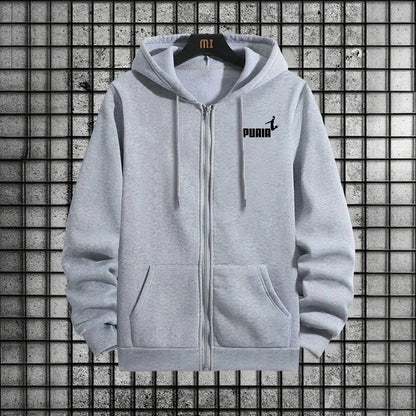New in Women Tracksuit Trend Printing Hooded Sweatshirts Pants 2Pcs Set Casual Zipper Overcoat Suit Daily Clothing Autumn Winter