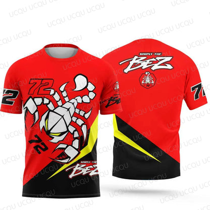 2026 New Motorcycle Racing T-Shirt - Rider #89 Jorge Martín & Rider #72 Marco Bezzecchi Fan Casual Tee for Men and Women
