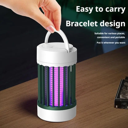 Electric Shock Mosquito Killer Lamp UV Light USB Anti Mosquito Trap For Bedroom Outdoor Camping Use Kills Moths Wasps Gnats