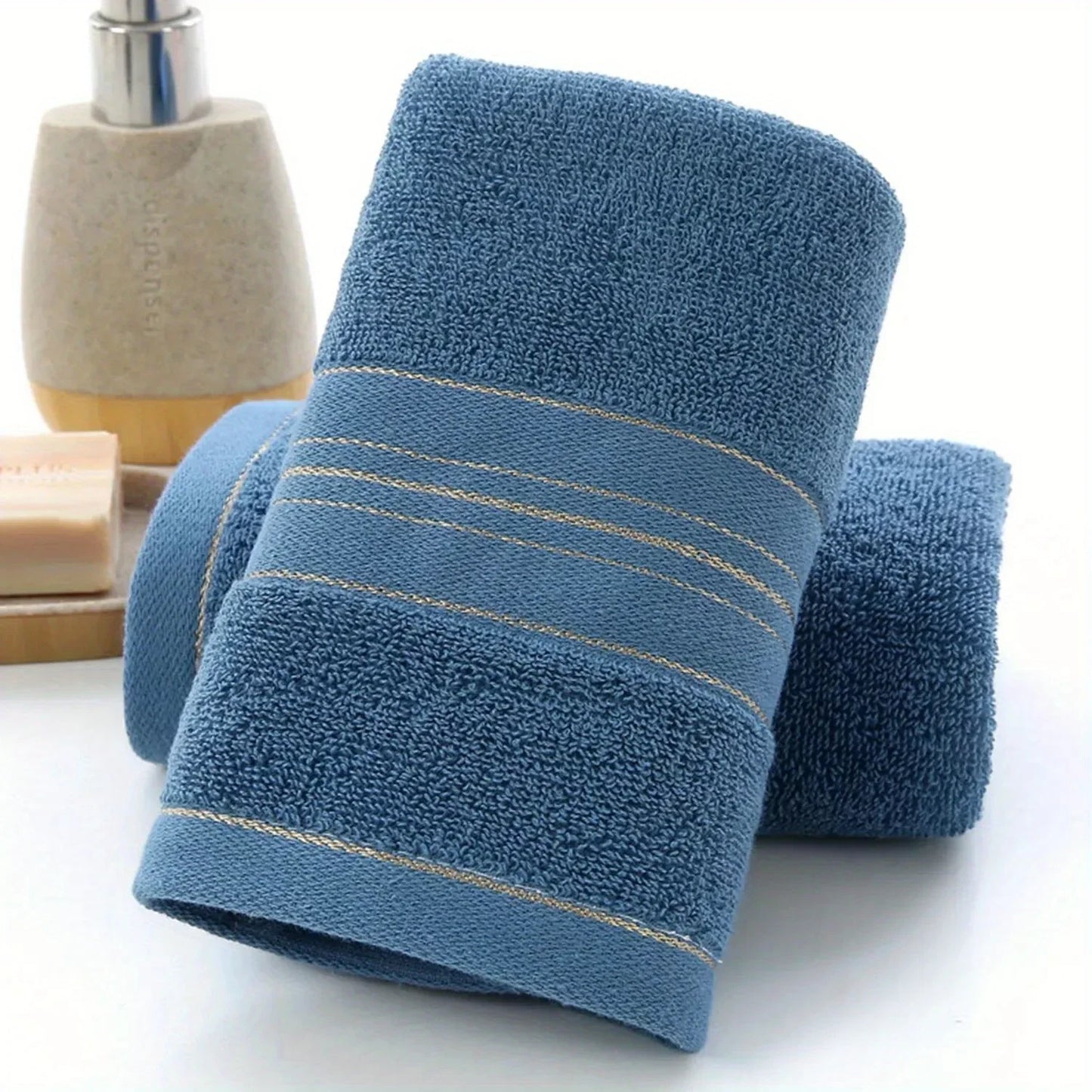 Pure Cotton Bath Towel, Soft and Absorbent Multi-Purpose High-Quality Quick-Dry Bathroom Towel