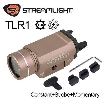 Taktisk Ficklampa 500 Lumen för 20 mm Skena