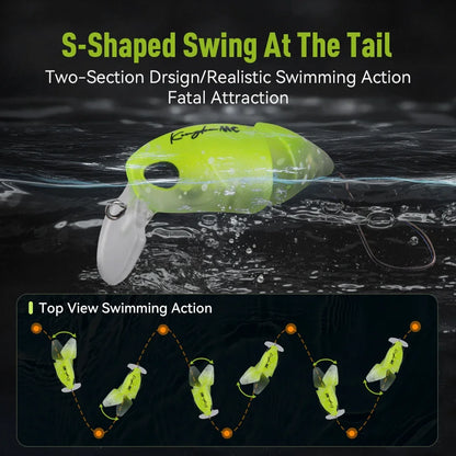 Kingdom Micro Expert Fishing Lure 2.3g 37mm Jointed Floating Minnow Artificial Hard Bait Swimbait Topwater Crankbait Trout Lure