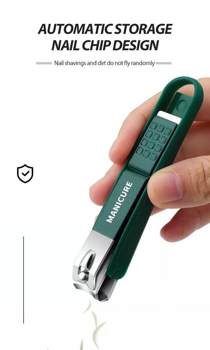 Nagelklippare Set 4 delar – Högkvalitativt Kolstål Unisex Pedikyr Portabelt, 3 Stilar