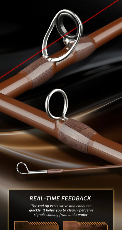 ROOBLINOS Flugfiskespö 4/5wt 9ft (2,7m) – Ultralätt Kolfiber Fast Action Sötvatten 2026