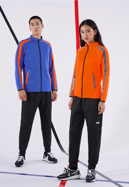 Customized Casual Sports Cardigan Jacket with Printable Embroidered Logo for Men's and Women's Outdoor Fashion tops