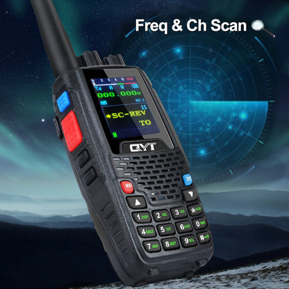 QYT KT-A16 Air Band Tx Handheld Walkie Talkie 118.000-136.999MHz TX Rx Aviation Portable Radio 6Watt 200Ch NoAA Weather Forecast