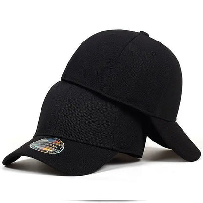 Adult Back Closed Baseball Cap for Small Head Lady Man Blank Hiphop Snapback Hat Fitted Flat Caps 58cm to 60cm