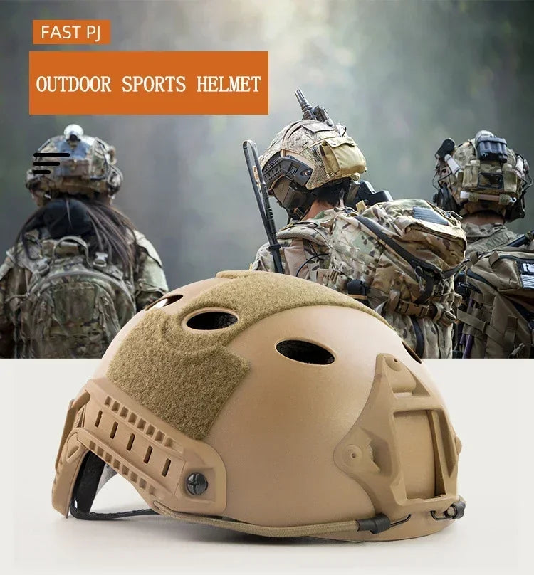 FAST Helmet Airsoft MH Hjälm ABS Outdoor PJ Skyddsutrustning