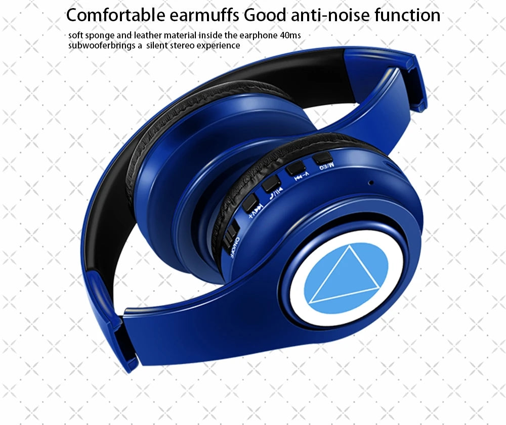 Anime Headset Miku Nakano Sanjiu Cosplay Stereo Wireless Headphone V5.0 Bluetooth Headset for PC Mobile