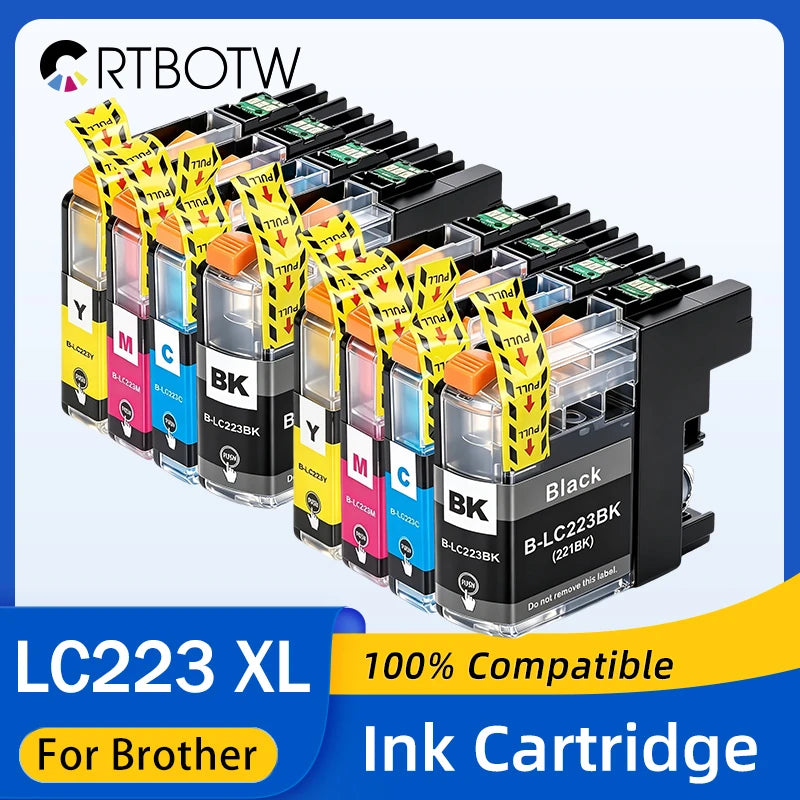 LC223 För Brother Bläckpatron LC 223 XL Kompatibel DCP-J562DW J4120DW MFC-J480DW J680DW J880DW
