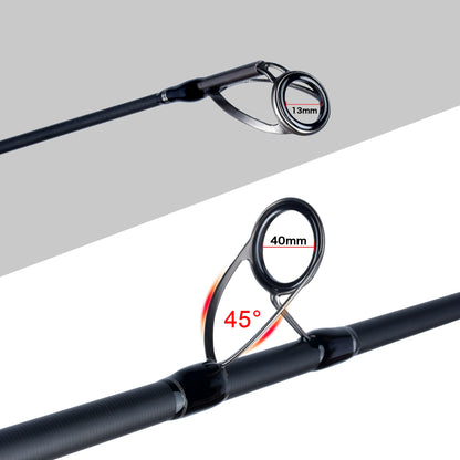 BIUTIFU BIGFISH Carp Surfcasting Rock Fishing Rod 3.0/3.6/3.9/4.2/4.5m T800Carbon 3.5lb Shore Casting 40-200g Spinning Hard Pole