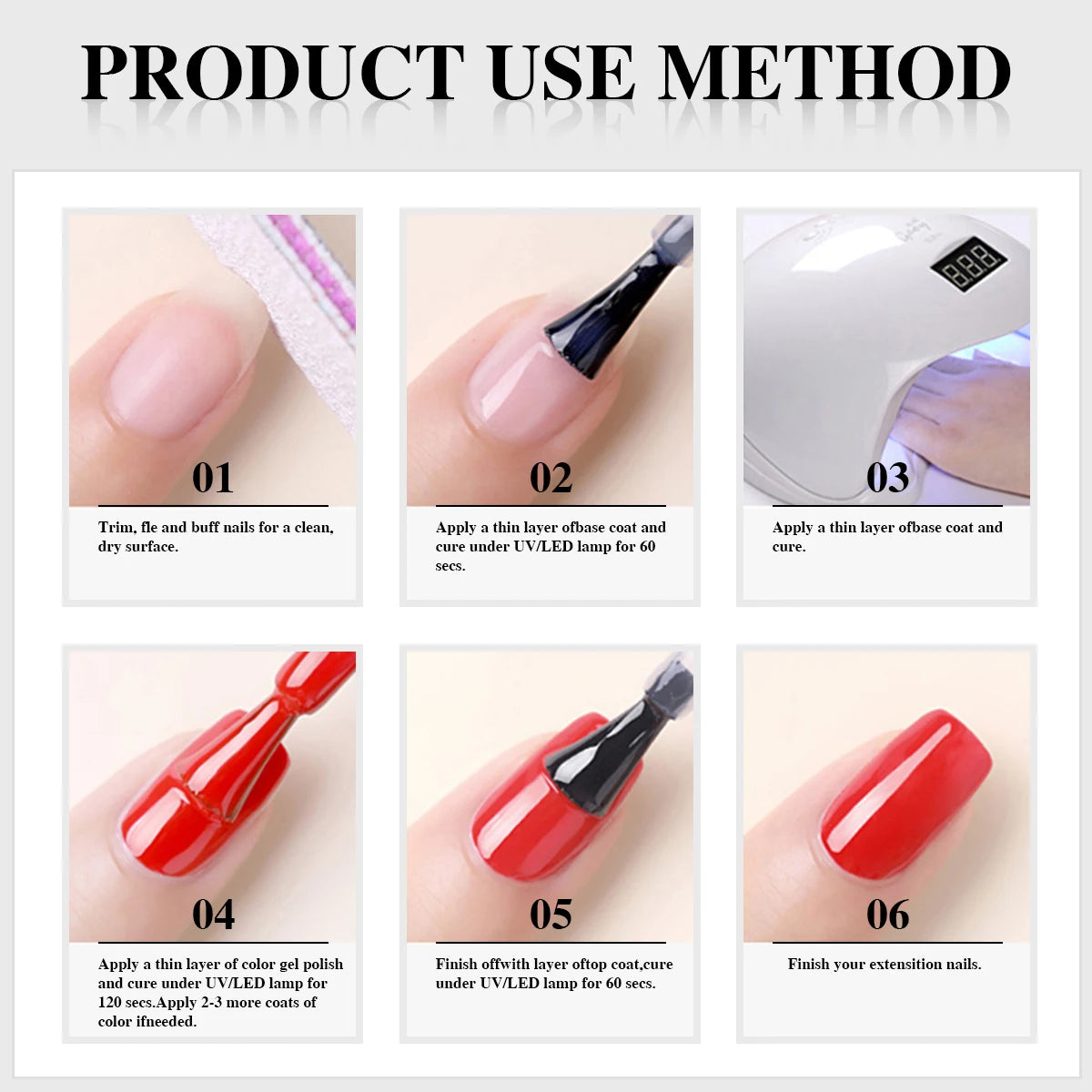 Hassleless 15ml White Gel Nail Polish, French Extension, Requires Uv Led Lamp, Gel French Manicure, Nail Supplies, Nail Art for
