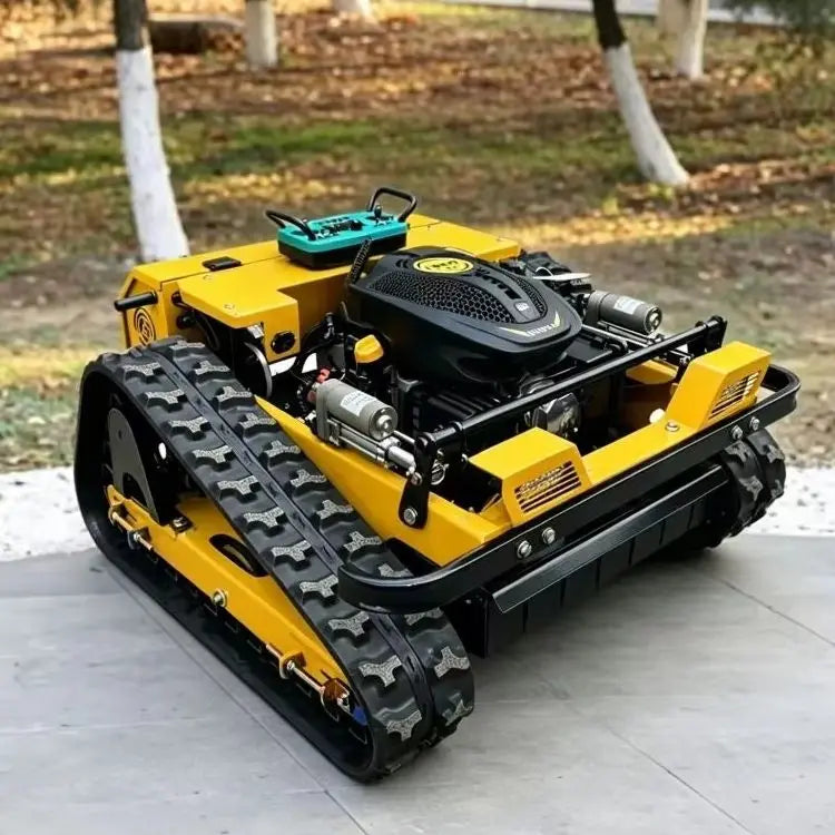 CE Certified Multi-use Trimmer 1000mm Cutting Width Tracked Lawn Mower Remote Control High Efficiency Customization Landscape