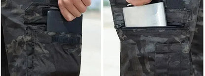 Tactical Suits Milita Uniform Hiking Hunting Pants Men Combat Shirts Training Durable Breathable Camo Wear-resistant Cargo Pant