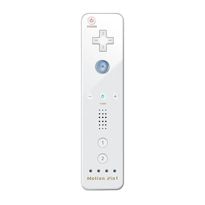 Nintendo Wii Trådlös Handkontroll 2-i-1 – Med/Utan MotionPlus, Silikonskål, Bluetooth, Wii/Wii U/Wii Mini