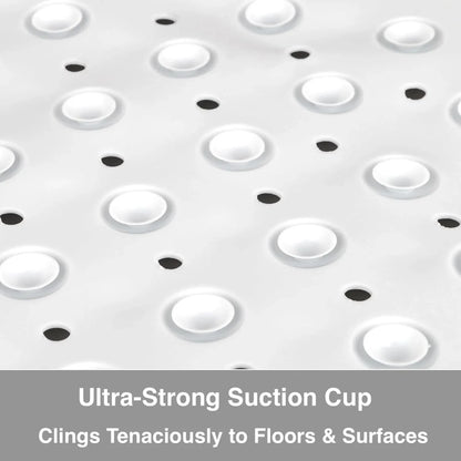 Japanese Style  Corner Fan Shape Bathroom Shower Mat Non Slip Suction Cup Bath Mat Quick‑Drain Anti‑Fall Shower Room Floor Mat
