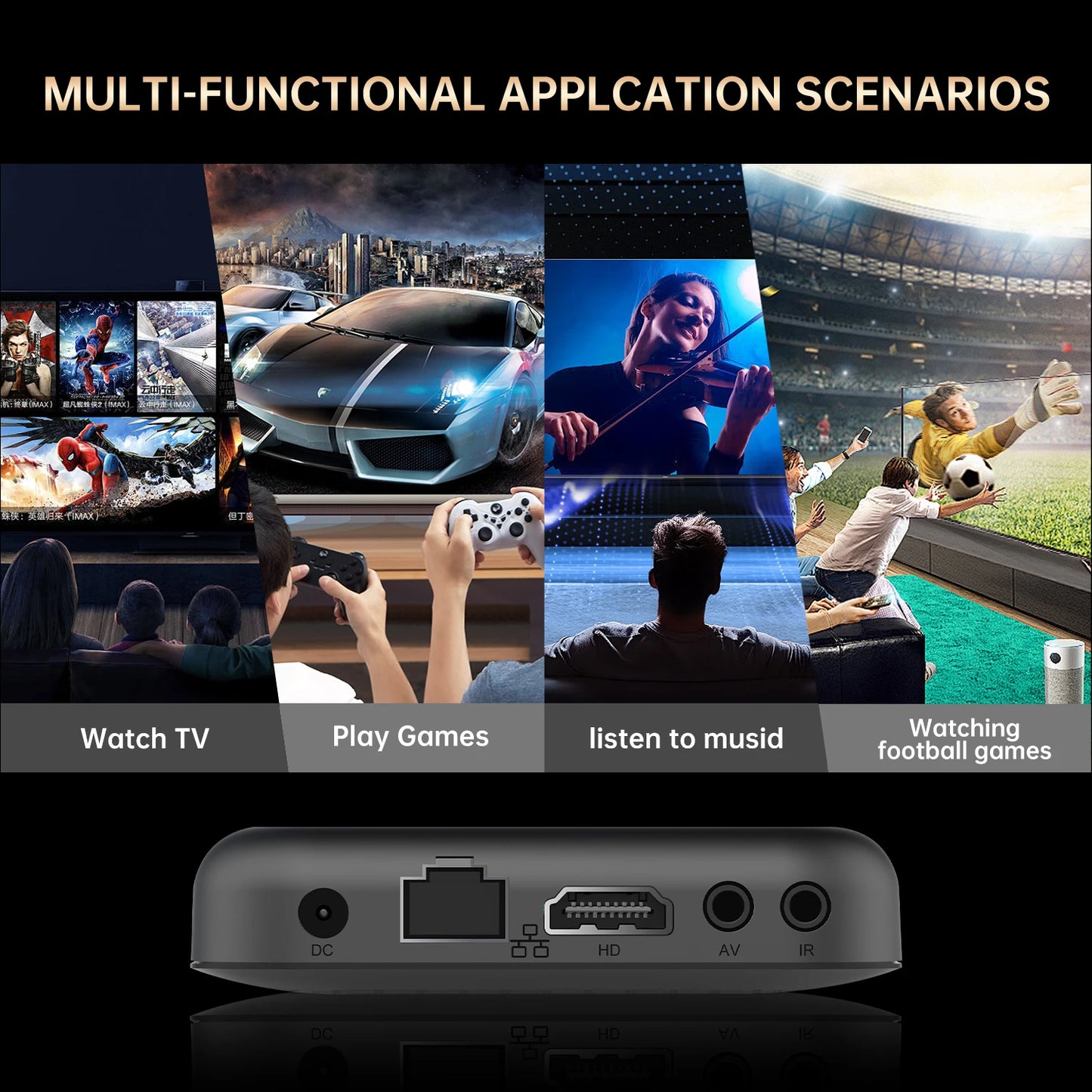 New 2026 Global Android 14.0 TV Box R69-1 Support 4K RK3518 Bluetooth 5.0 WIFI 6 RAM 8GB ROM 128GB Multi Language Smart TV BOX