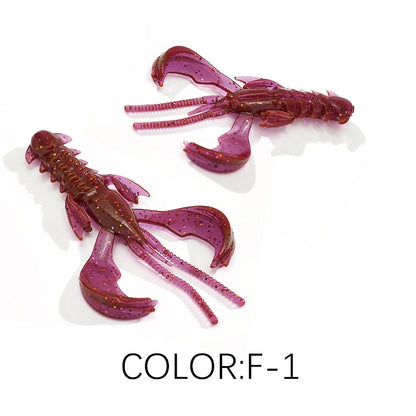 Supercontinent Crazy Lures 65mm/10pcs 40mm/20pcs Soft Lure Fishing Lures Shrimp Lobster Soft Plastic Lure Fishing Lures