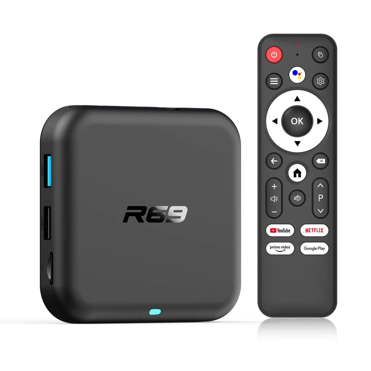 New 2026 Global Android 14.0 TV Box R69-1 Support 4K RK3518 Bluetooth 5.0 WIFI 6 RAM 8GB ROM 128GB Multi Language Smart TV BOX