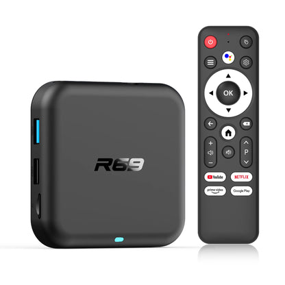 New 2026 Global Android 14.0 TV Box R69-1 Support 4K RK3518 Bluetooth 5.0 WIFI 6 RAM 8GB ROM 128GB Multi Language Smart TV BOX