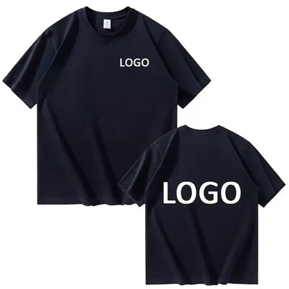 Eget tryck & logotyp, kortärmad t-shirt i bomull, reklamkläder & profilprodukter