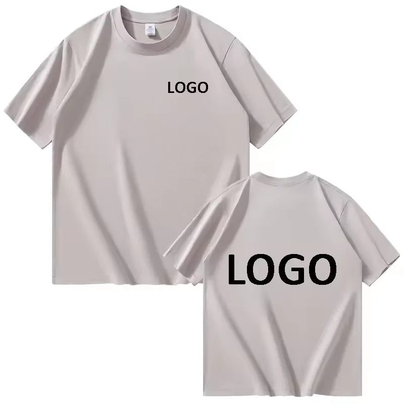 Eget tryck & logotyp, kortärmad t-shirt i bomull, reklamkläder & profilprodukter