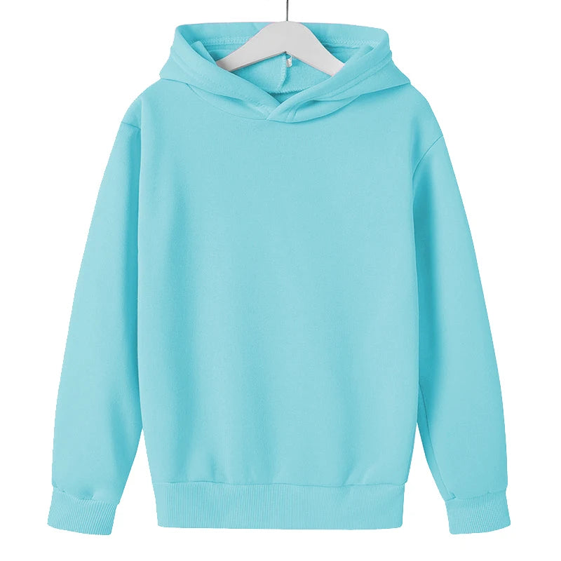 2026 New Arrival Children's Fashion Kids Boy Hoodies Girls Casual Hoodies Sweatshirt Kids Solid Color Hoodies Sweatshirt