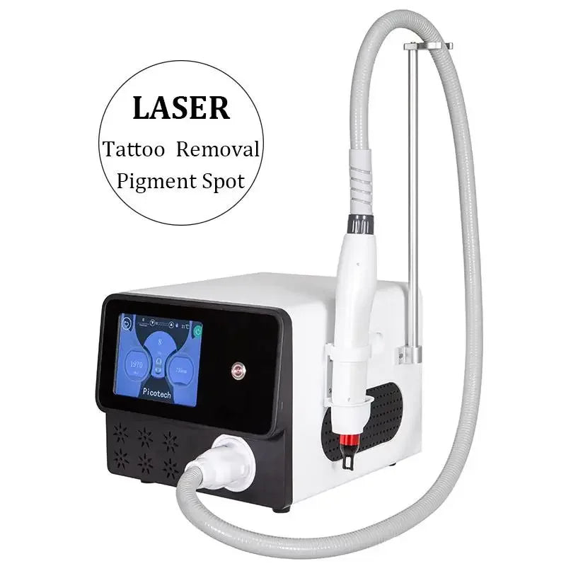 ‌Professional QSwitch NDYag Laser Machine Picosecond Tattoo Pigment Removal Carbon Peeling Facial Cleaning Painless Treatment‌