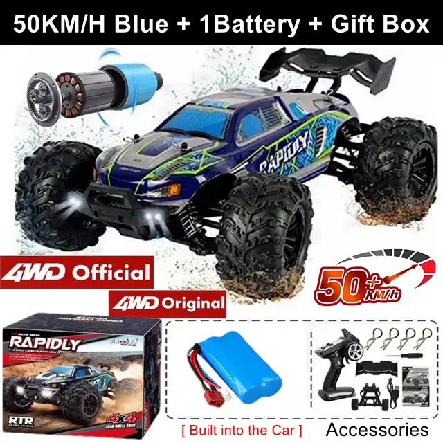 4WD radiostyrd bil i skala 1:16 med 4 kanaler
