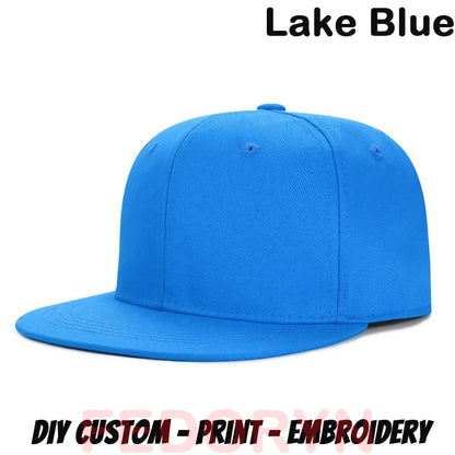FEDORYN Snapback Keps Splice-Färger Hip Hop – 40 Färger Akryl/Polyester Justerbar Unisex Anpassad Brodyr Tryck Grossist Dropshipping