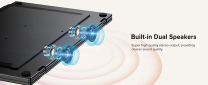 UPERFECT Delta 15.6" Dual Portable Monitor for Laptop Screen Extender 1080P HDR Folding Stacked Triple Travel Computer Display