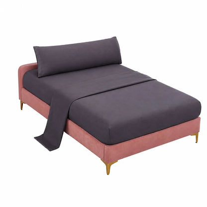 Lakanset 90 × 200 cm i polyester – resårlakan, överlakan och örngott