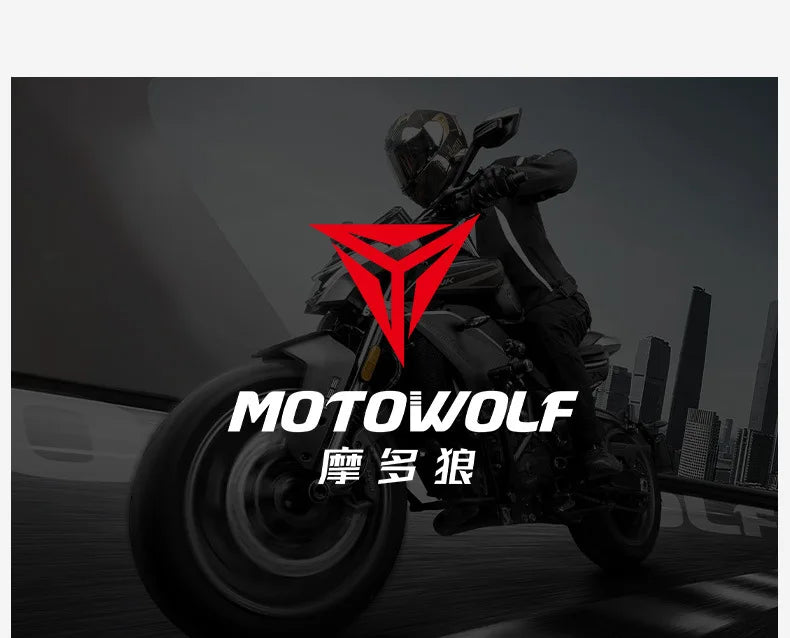 Motowolf Man Jacket Summer Motorcycle Jacket Breathable Motocross Jacket CE Certified Armor Protection Anti Fall Moto Clothing