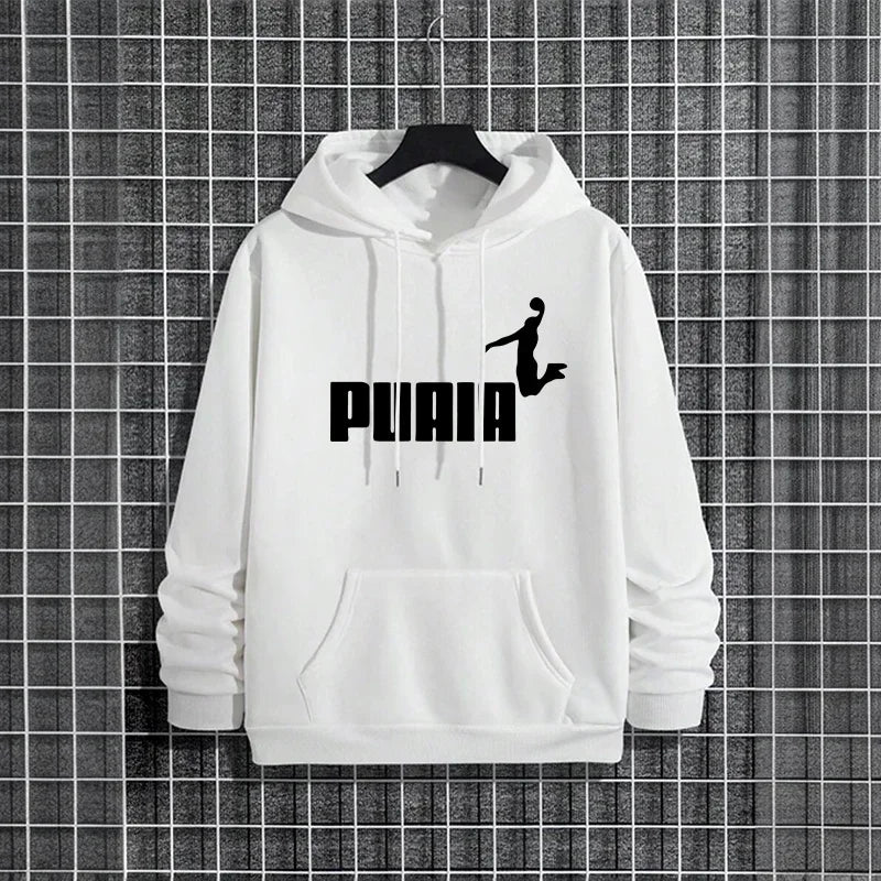 2026 New Men's and Women's Hoodies Urban Casual Fashion Sport Pullover High Quality Solid Color Hooded Sweatshirt