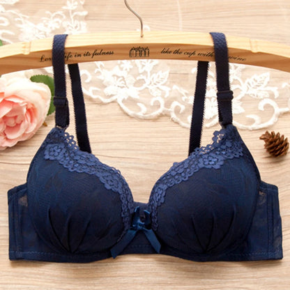 Girl Sweet Style Beautiful Wireless Bra Soft Breathable Small Breasts Bralette Comfortable Lingerie