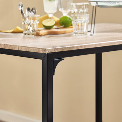 SoBuy OGT11 barbordsset med 4 barpallar – bord 100 × 60 cm