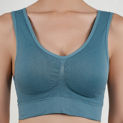 Womens Push Up Bras Running Gym Seamless Breathable Vest Top Removable Padded  Anti-sagging Uppe High Elasticity Sport Brassiere