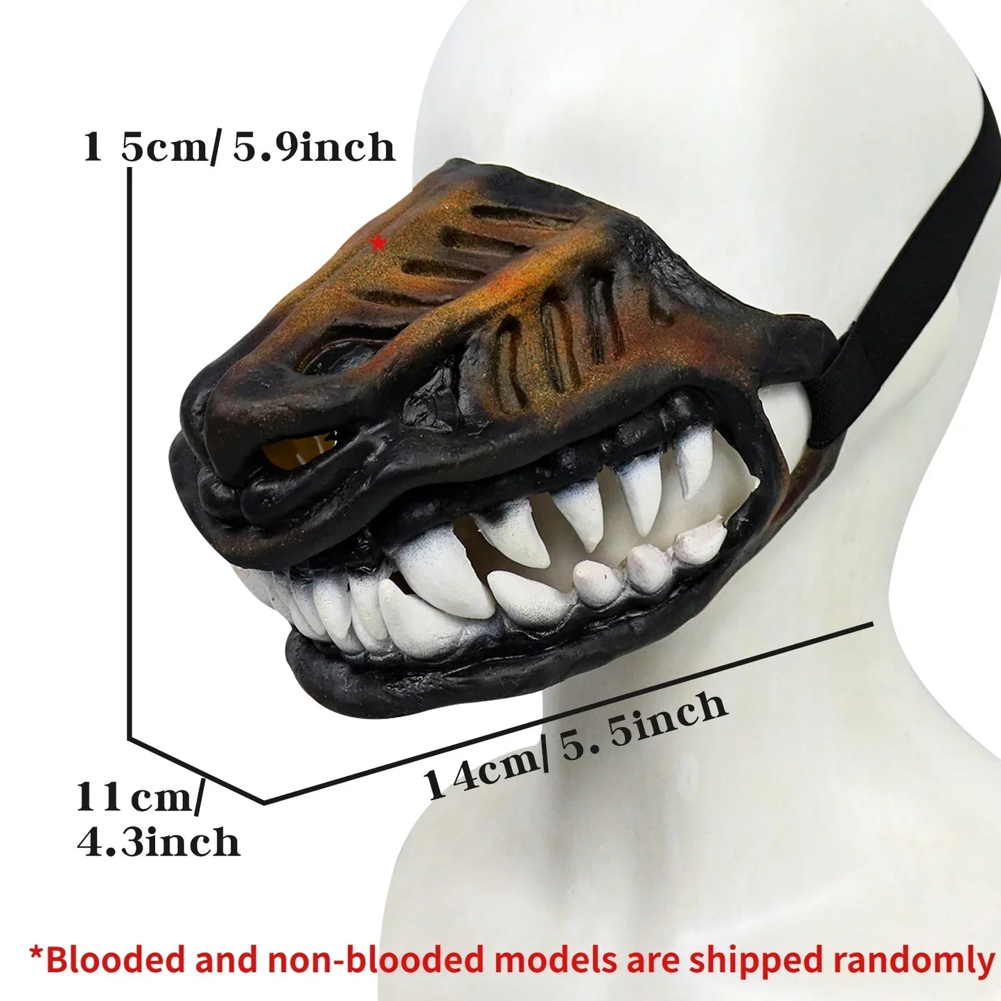 Dog Mouth Mask Padded Latex Rubber Dog Muzzle Halloween Movie & Tv Headdress Latex Props Animal Weird Masks