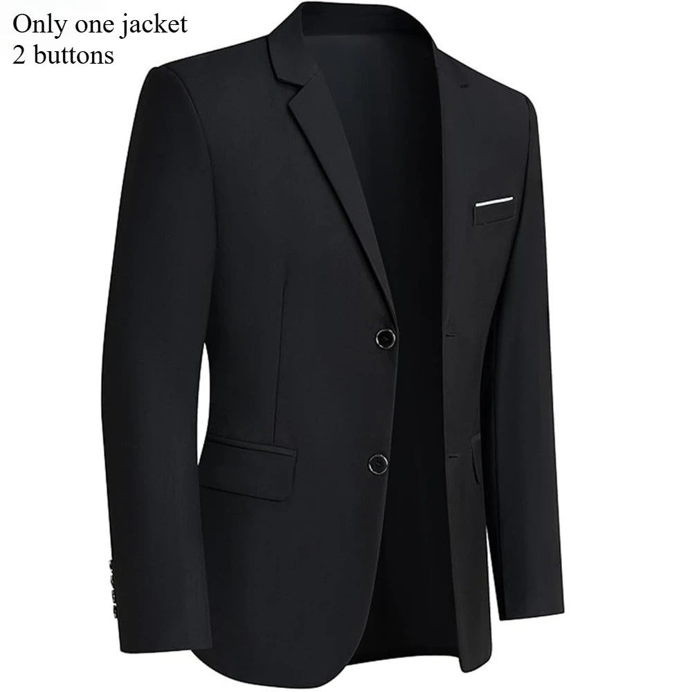 Men Suits Sets High Quality For Wedding Elegant 2 Pieces Jackets Pants Stretch Blazers Tailored Formal Full 2025 Costume