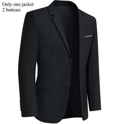 Men Suits Sets High Quality For Wedding Elegant 2 Pieces Jackets Pants Stretch Blazers Tailored Formal Full 2025 Costume