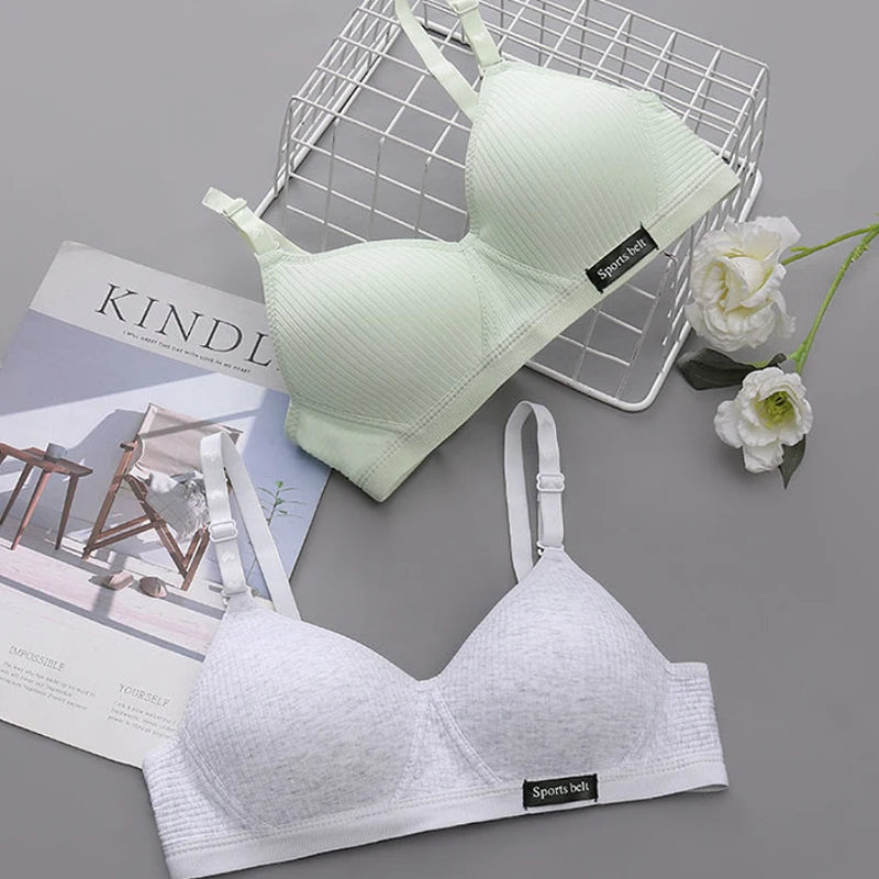 New-Seamless Bras For Women Small Chest 3/4 Cup Non-Wire Bra Push Up Bra Female Support Underwear Lingerie Intimates