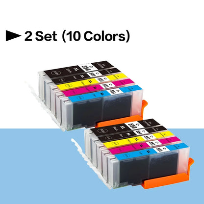 PGI-550 och CLI-551 XL-kompatibla bläckpatroner för Canon