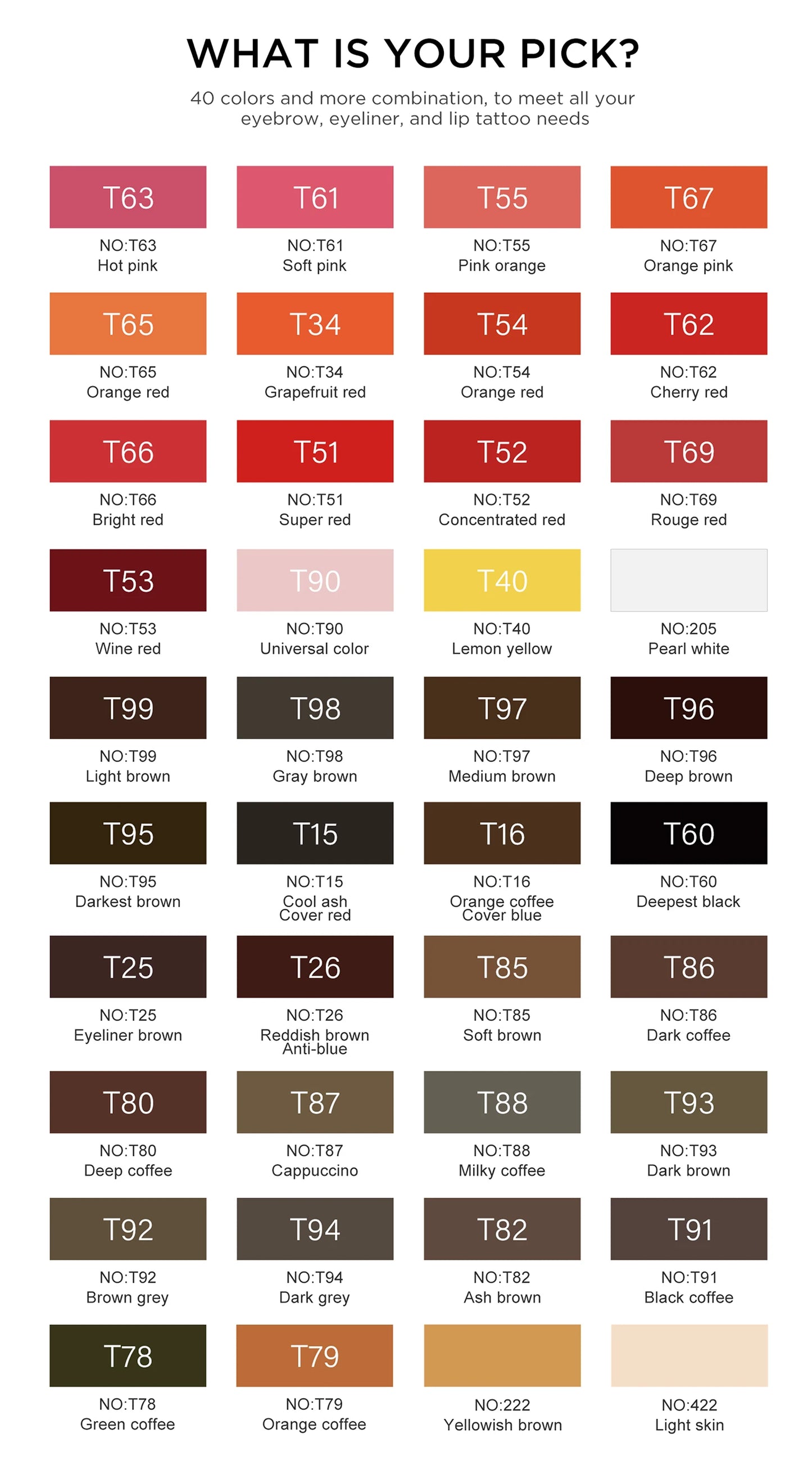 FAMISOO 5ML Permanent Makeup Pigment Tattoo Lips Tattoo Inks Eyebrows Eyeliners Pigments Microblading Pigment Tattoo Pigments