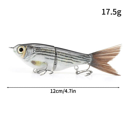 11.5cm 18.5g Balam Glide Bait Swimbait Joint Giant Pike Bass Fishing Lure Hard Bait Catfish Saltwater Lures Leurre De Pêche